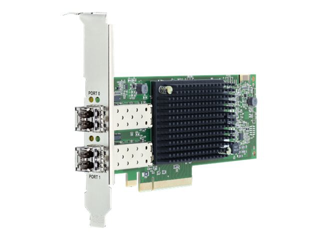 Emulex LPE35002-M2 - host bus adapter - PCIe 4.0 x8 - 32Gb Fibre Channel Gen 7 (Short Wave) x 2