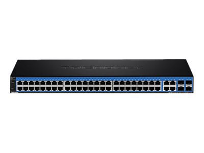 TRENDnet 52-Port Gigabit Web Smart Switch, 48 Gigabit RJ-45 Ports, 4 Shared Gigabit Ports (RJ-45 or SFP), 104 Gbps