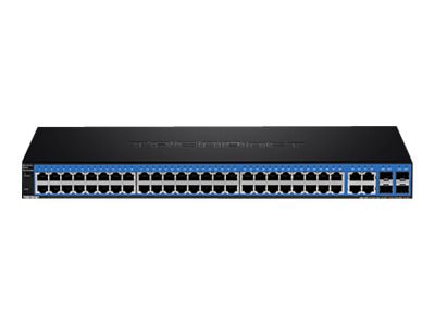 TRENDnet 52-Port Gigabit Web Smart Switch, 48 Gigabit RJ-45 Ports, 4 Shared