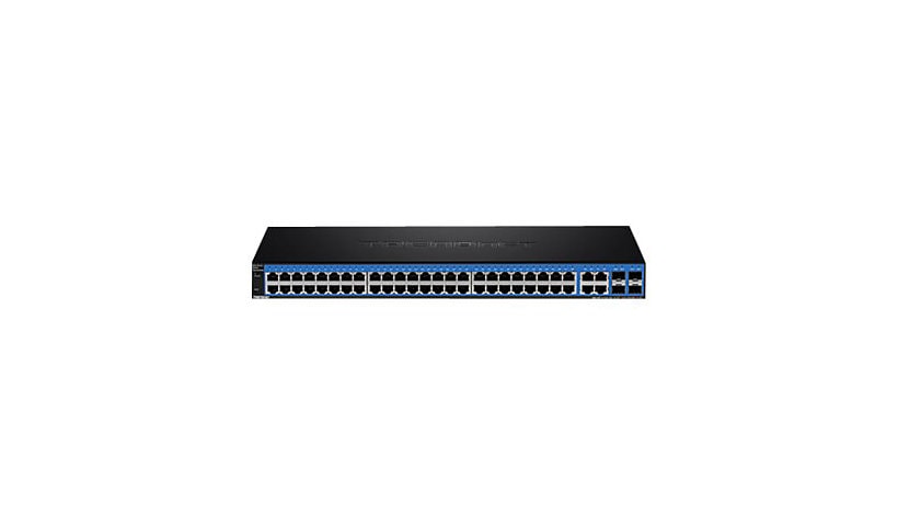 TRENDnet TEG 524WS - switch - 52 ports - smart - rack-mountable - TAA Compliant