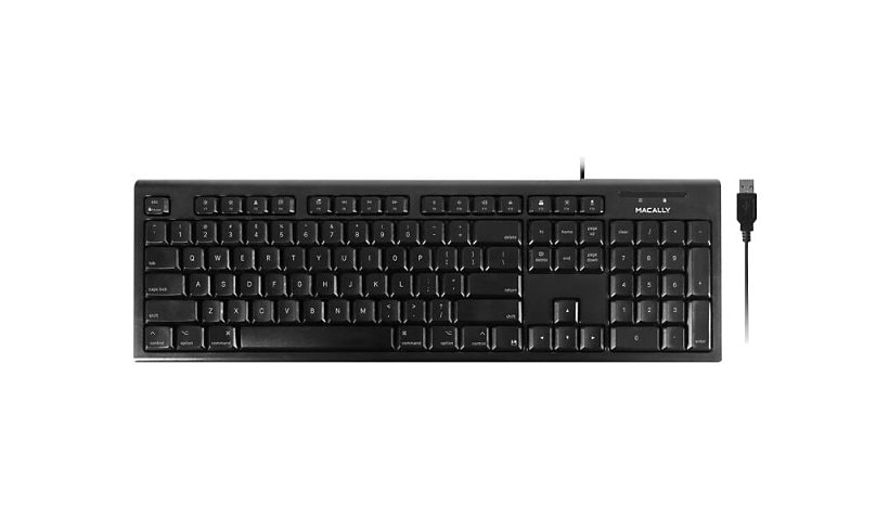 Macally QKEYB - keyboard - black