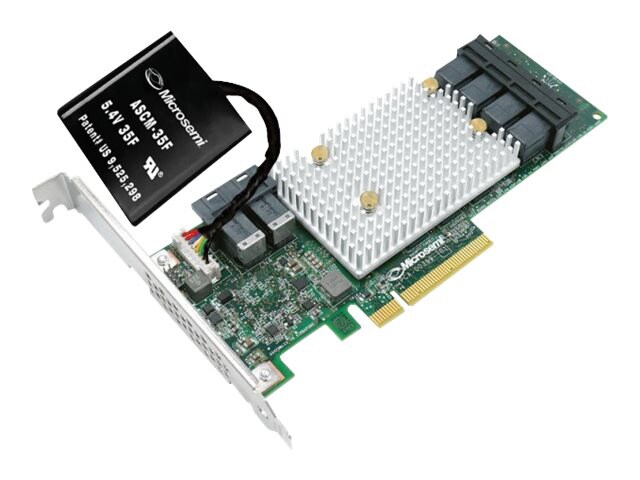 Microchip Adaptec SmartRAID 3154-24i - storage controller (RAID) - SATA 6Gb/s / SAS 12Gb/s - PCIe 3.0 x8