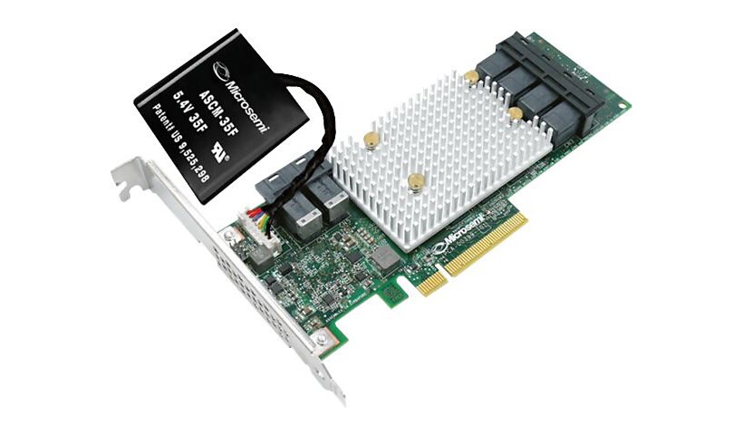 Microchip Adaptec SmartRAID 3154-24i - contrôleur de stockage (RAID) - SATA 6Gb/s / SAS 12Gb/s - PCIe 3.0 x8