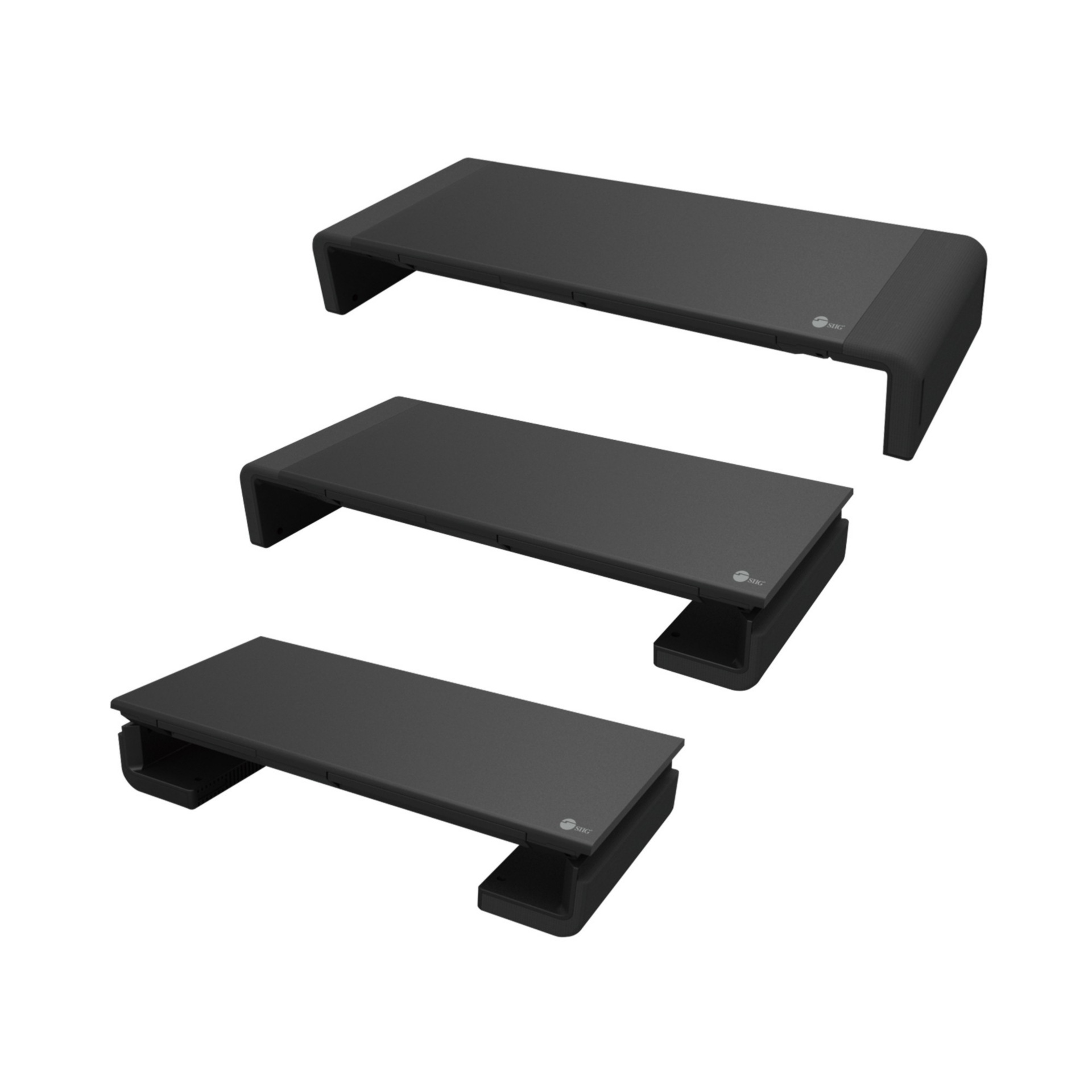 Thumbnail 4 of 4 for SIIG Stylish Foldable Monitor Stand - stand - foldable - for monitor - blac