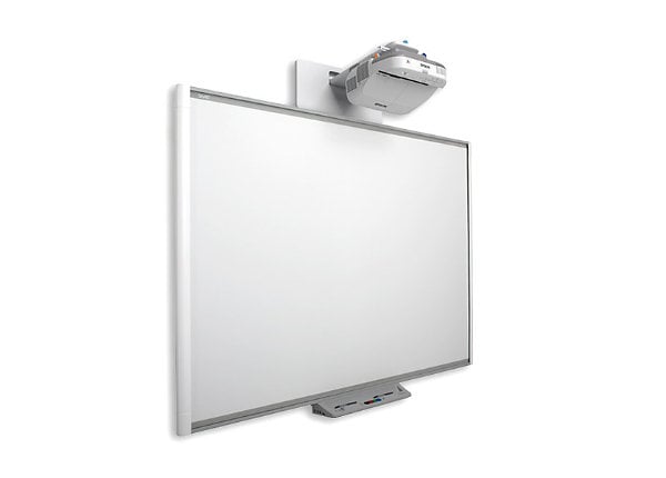 Teq SMART Board SBM680 Interactive Whiteboard with Projector & Rails