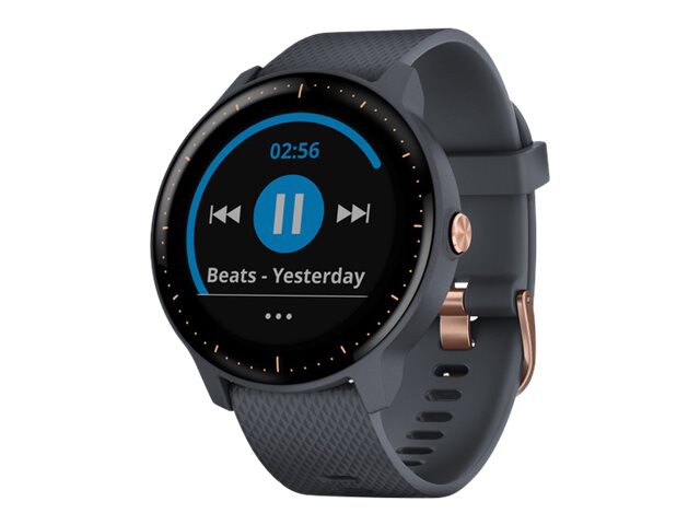 Garmin vívoactive 3 Music - granite blue - smart watch with band - granite blue
