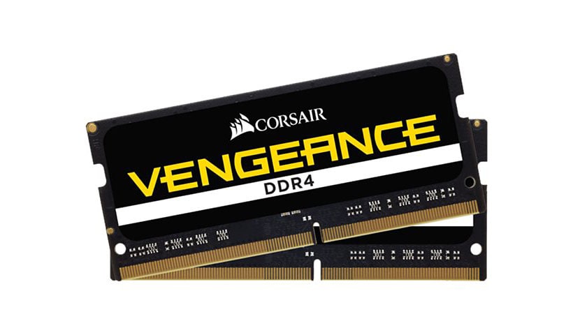 CORSAIR Vengeance - DDR4 - kit - 32 Go: 2 x 16 Go - SO DIMM 260 broches - 2666 MHz / PC4-21300 - mémoire sans tampon