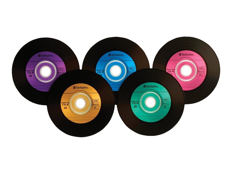 Verbatim Digital Vinyl CD-R - CD-R x 50 - 700 MB - storage media