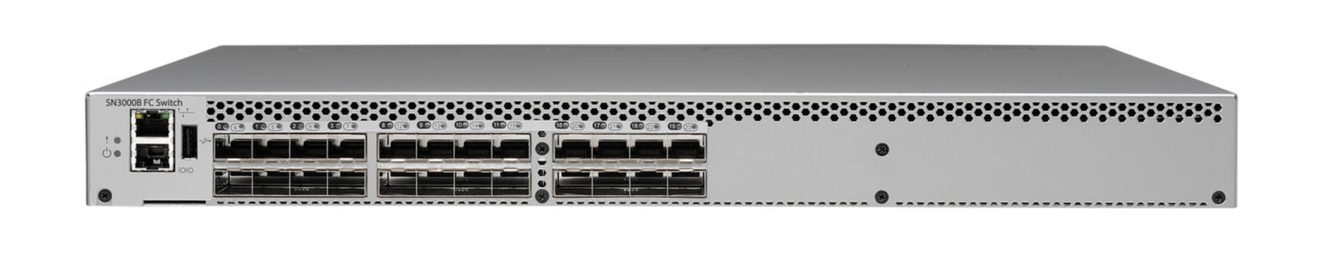 HPE SN3000B 16Gbps 24-port/24-port Active Fibre Channel Switch