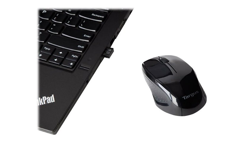 Targus W571 - mouse - 2.4 GHz - black