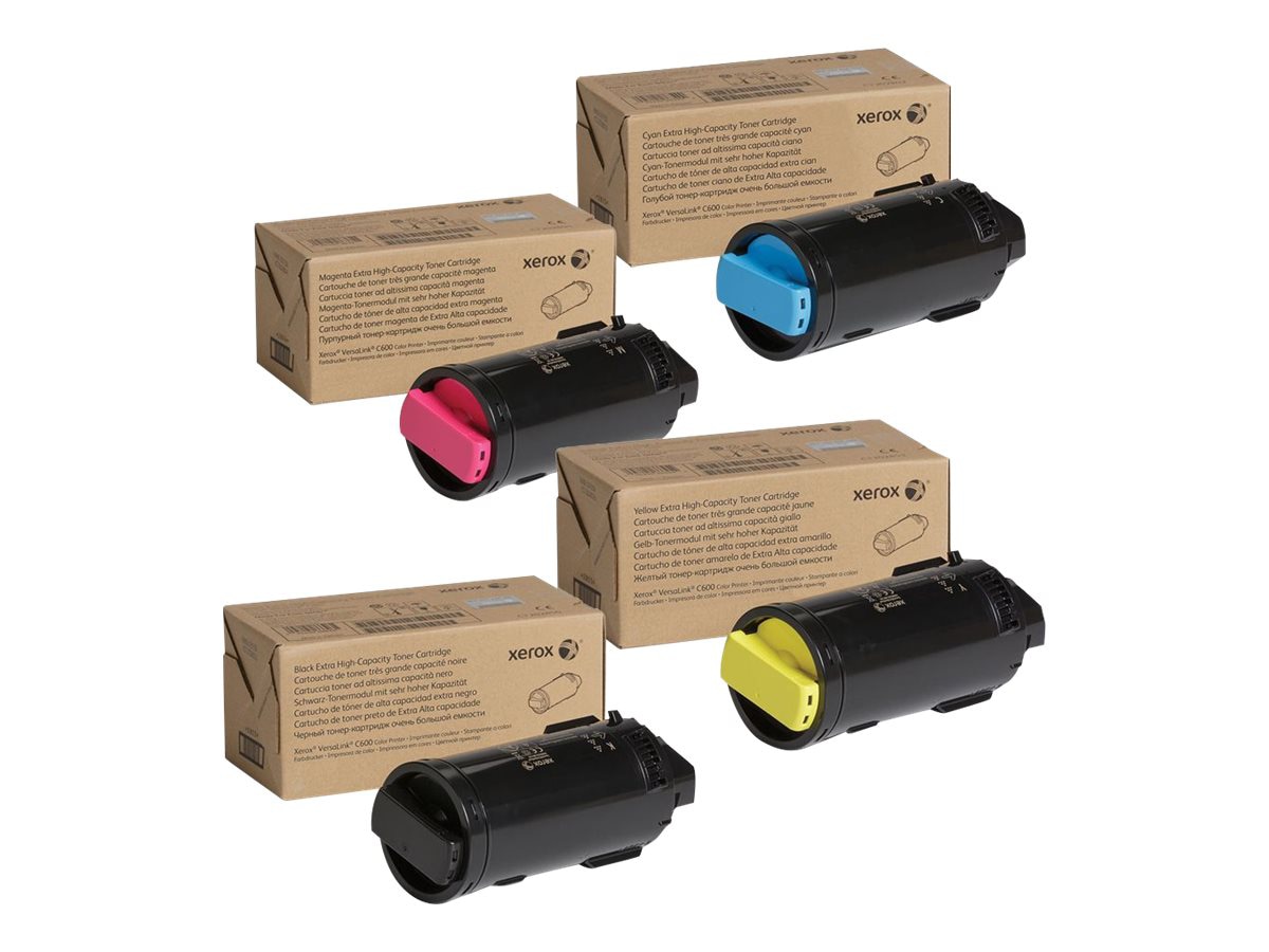 Xerox VersaLink C600 Toner Bundle - 4-pack - Extra High Capacity