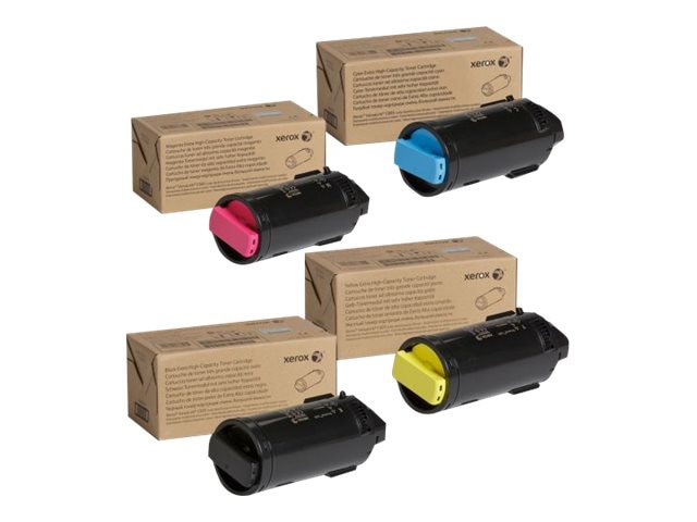 Xerox VersaLink C605 Toner Bundle - 4-pack - Extra High Capacity - black, y
