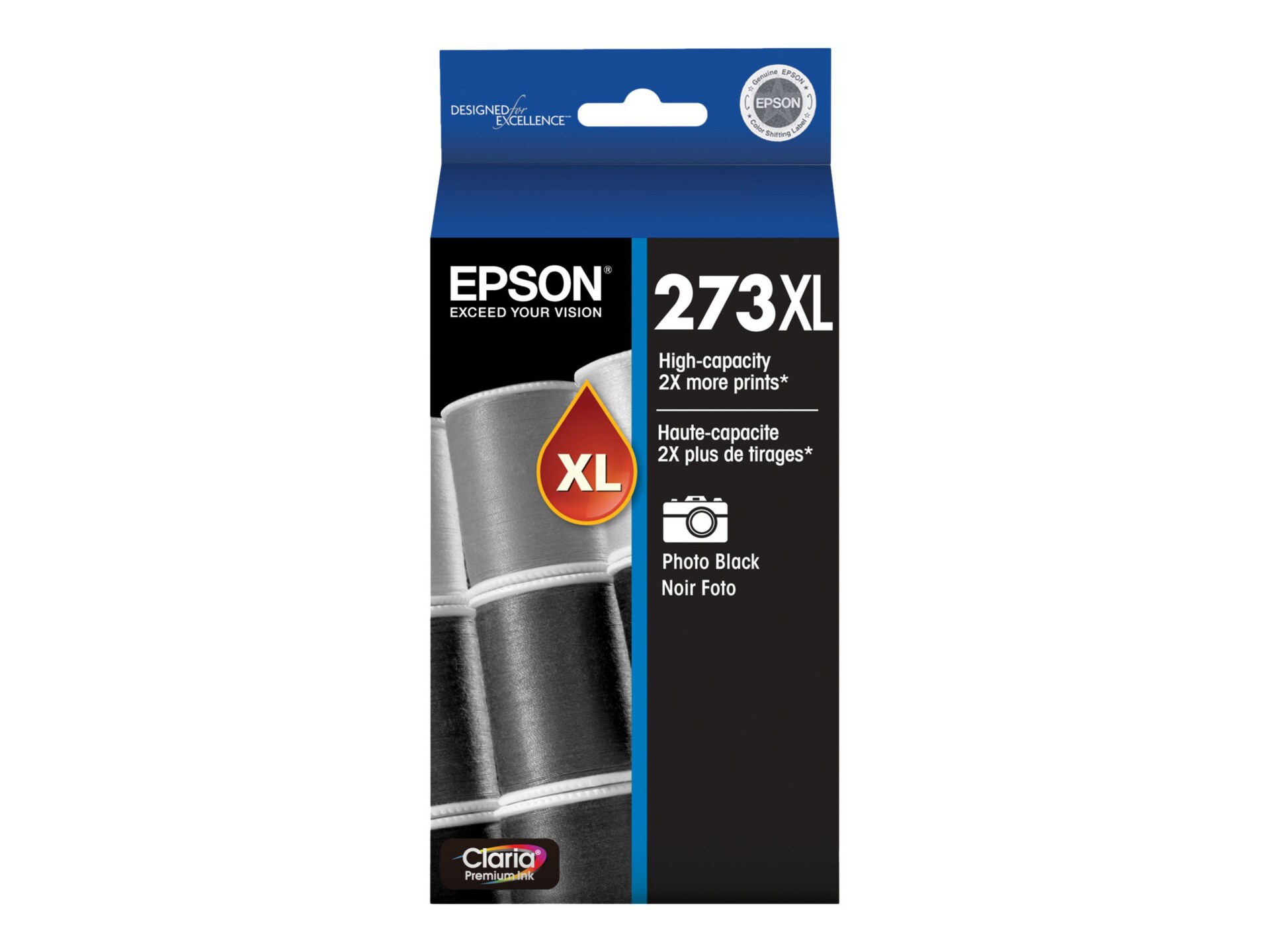 Epson 273XL With Sensor - XL - photo black - original - ink cartridge