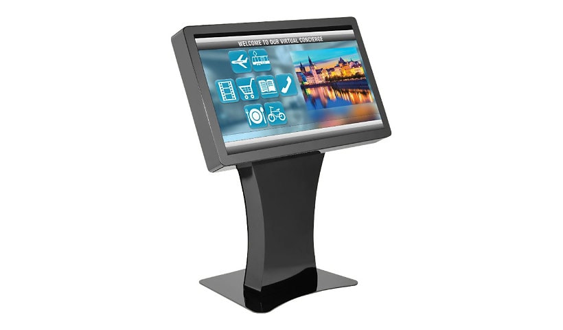 Peerless-AV Landscape Kiosk KILH555 - stand - for LCD display - gloss black