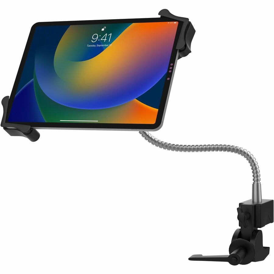 CTA Heavy-Duty Gooseneck Clamp Stand for 7-13 Inch Tablets