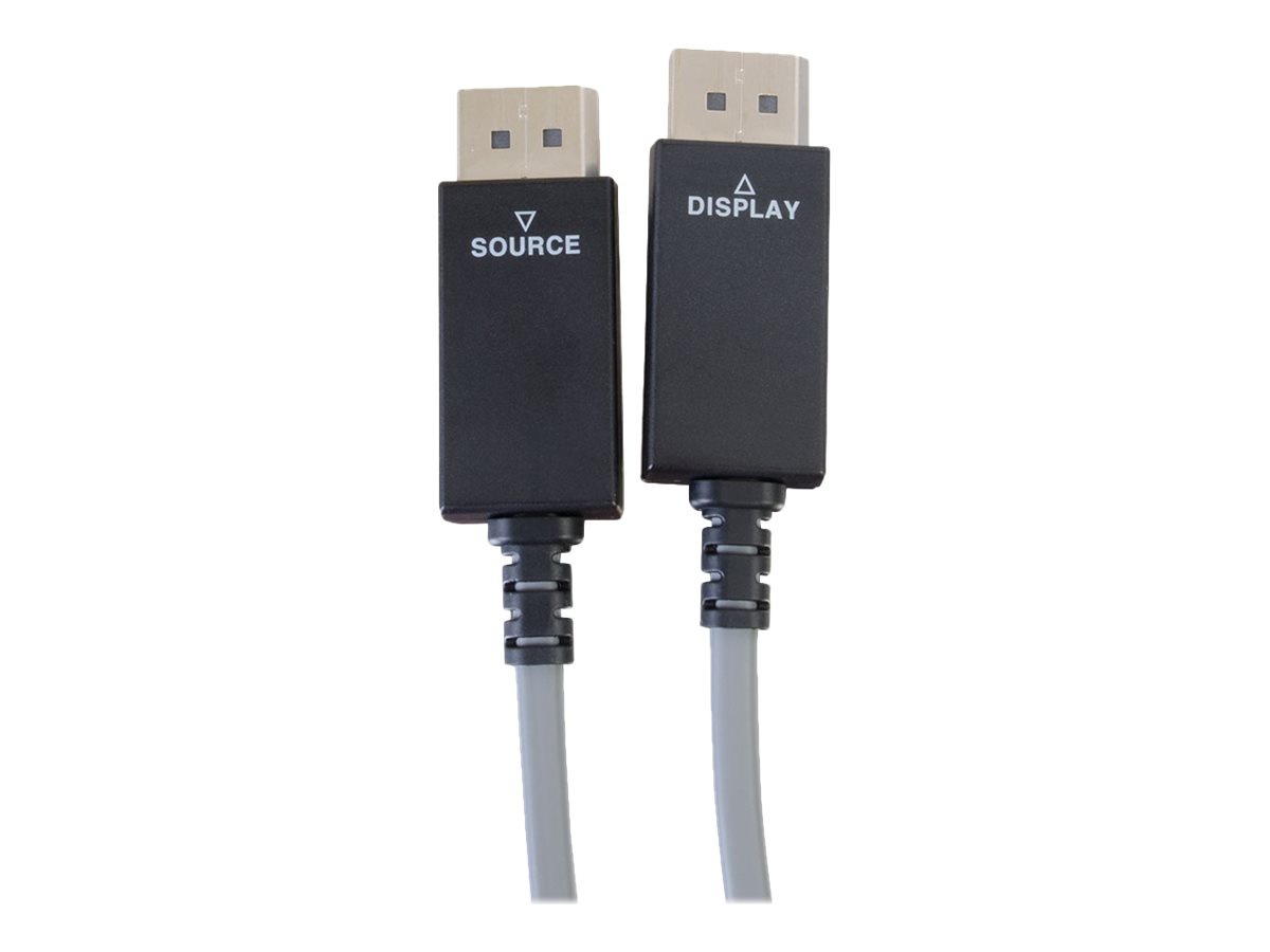 C2G 50ft 4K DisplayPort Cable - Active Optical Cable (AOC) - Plenum CMP-Rated - DisplayPort Active Optical Cable - M/F -