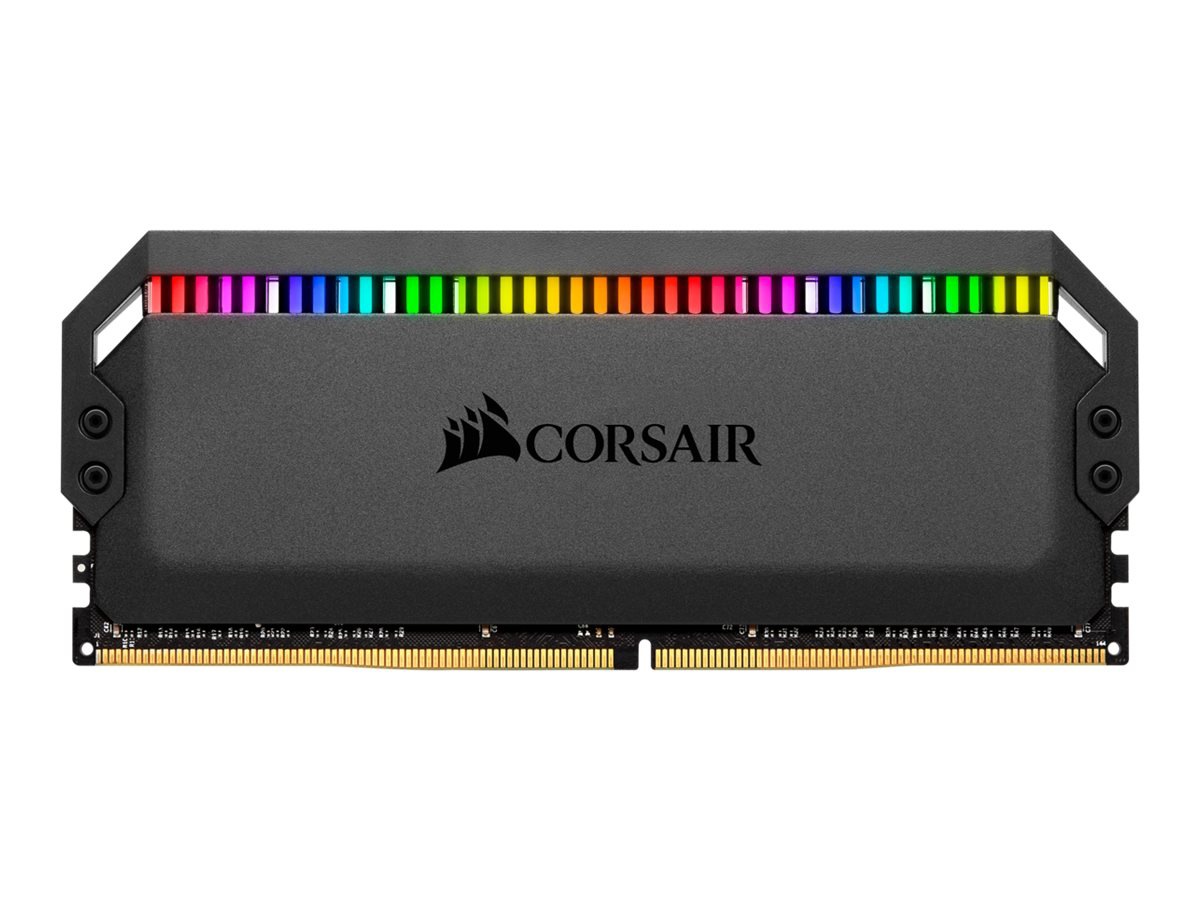 CORSAIR Dominator Platinum RGB - DDR4 - kit - 32 GB: 2 x 16 GB - DIMM 288-pin - 3200 MHz / PC4-25600 - unbuffered