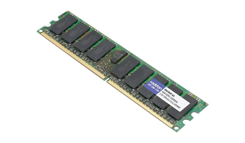 AddOn 4GB DDR3-1600MHz UDIMM for HP B4U36AT - DDR3 - module - 4 GB - DIMM 2