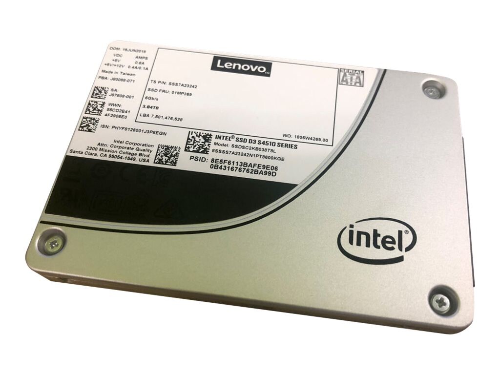 Intel S4510 Entry - SSD - 480 GB - SATA 6Gb/s