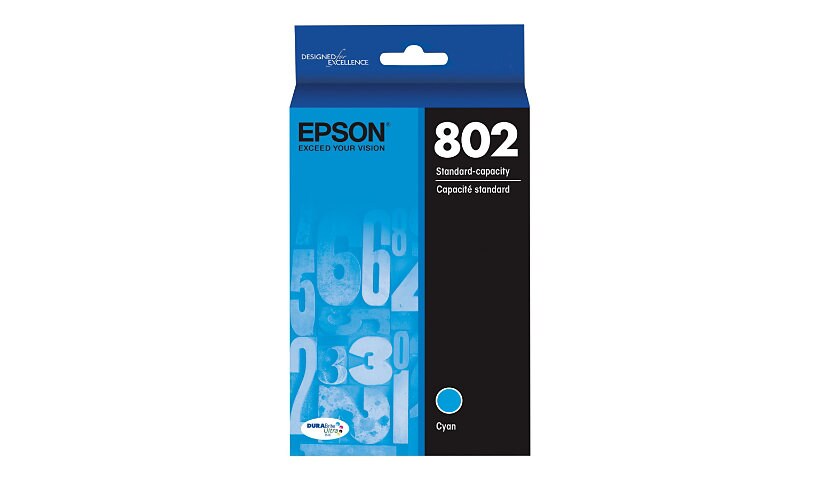 Epson T802 with Sensor - cyan - original - cartouche d'encre