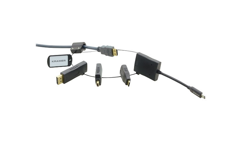 Kramer AD-RING-5 - Kit d'adaptateur vidéo / audio - DisplayPort / HDMI / USB