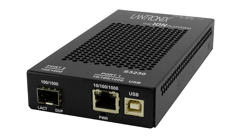 Transition Networks S323x Series OAM/IP-Based Remotely Managed - fiber media converter - 10Mb LAN, 100Mb LAN, GigE