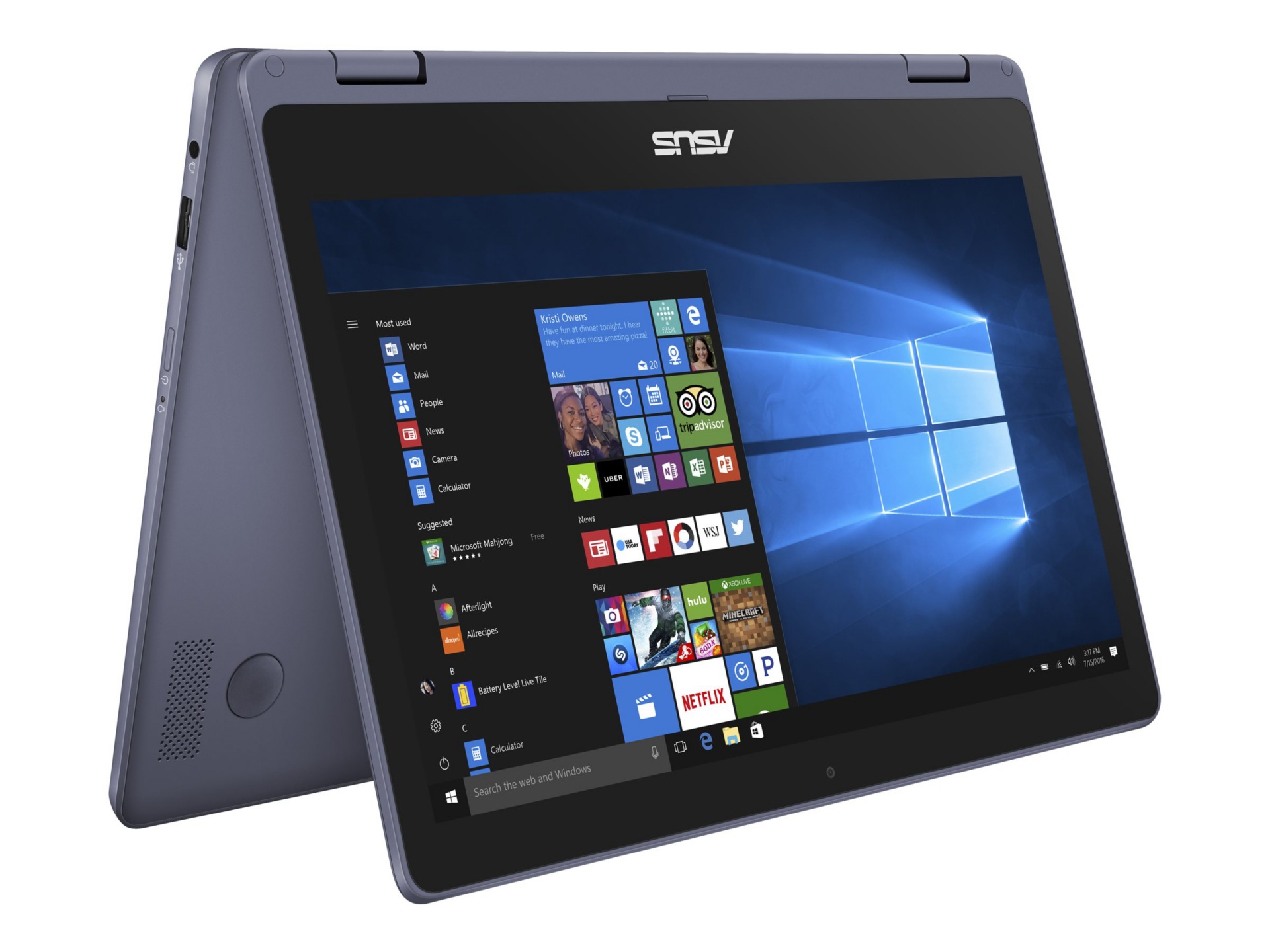 ASUS VivoBook Flip 12 TP202NA 11.6" Celeron N3350 4GB RAM 64GB Windows 10