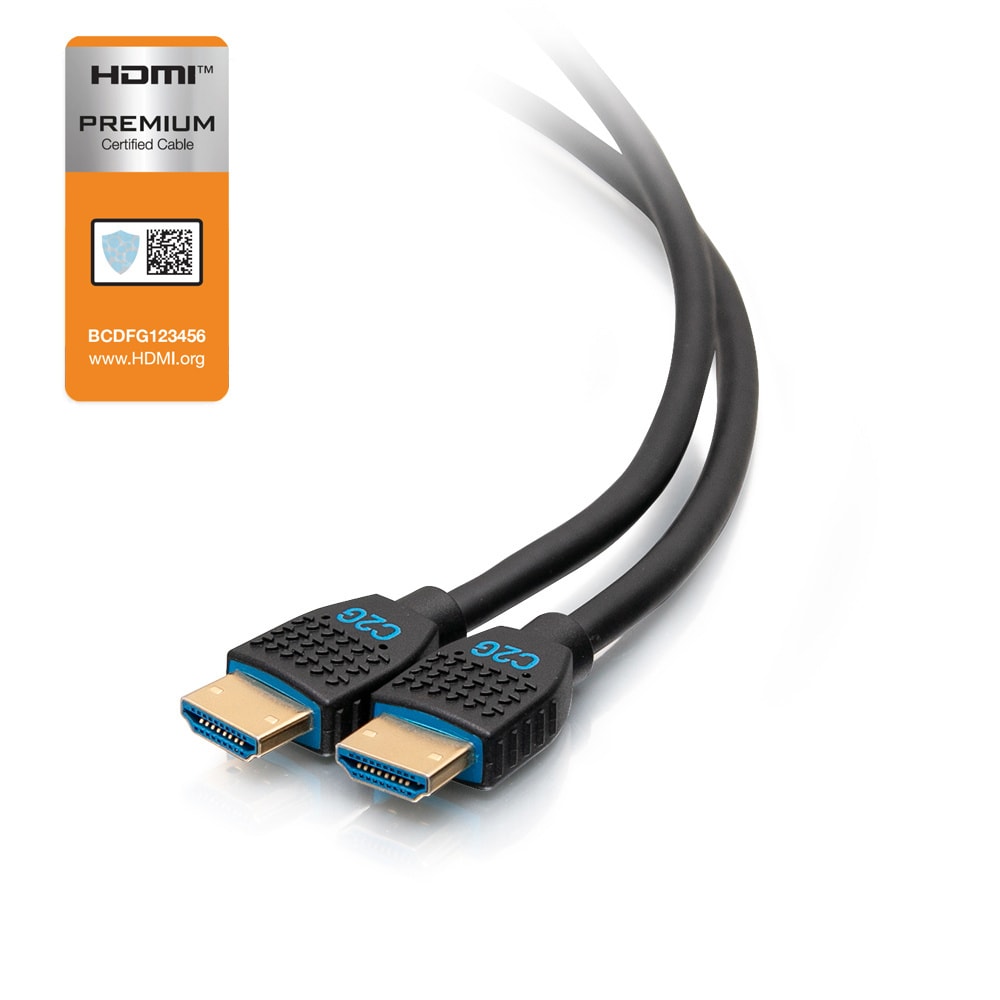 C2G Performance Series 6ft Certified Premium High Speed HDMI Cable - In-Wall CMG CL2 Rated - 4K 60Hz