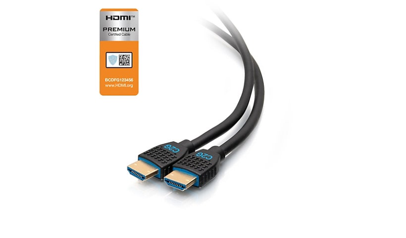 C2G Performance Series 6ft Certified Premium High Speed HDMI Cable - In-Wall CMG CL2 Rated - 4K 60Hz