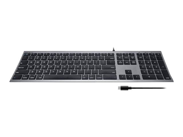 Macally - keyboard - space gray