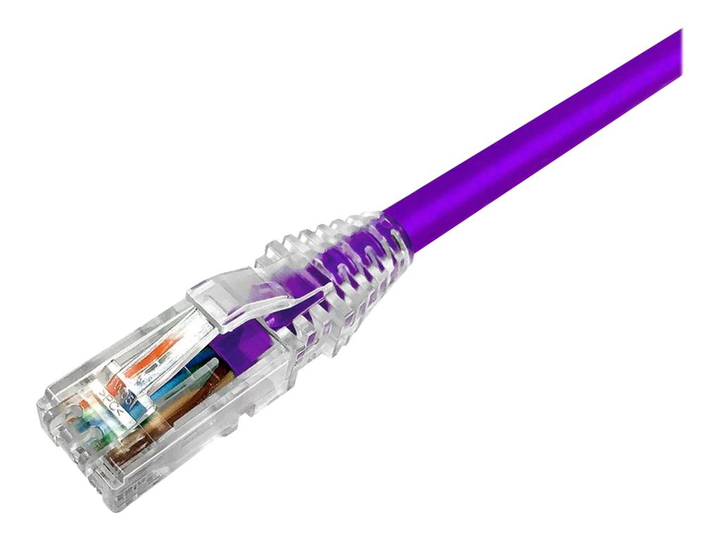 Uniprise patch cable - 1 ft - violet