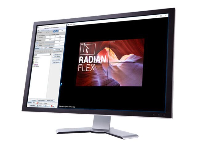 Radian Flex XT UHD Viewer - license + 1 Year Double Diamond Warranty (Stand