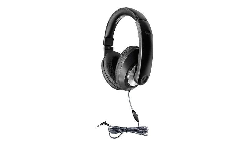 HamiltonBuhl Smart-Trek Deluxe Stereo Headphone with In-Line Volume Control