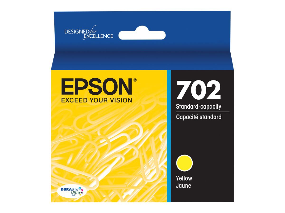 Epson 702 With Sensor - yellow - original - ink cartridge
