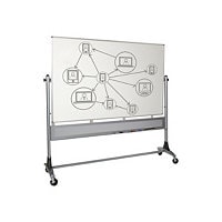 MooreCo Platinum whiteboard - 2438 x 1219 mm - double-sided