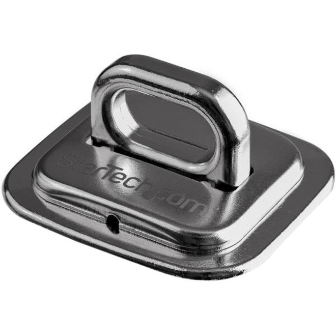 StarTech.com Laptop Cable Lock Anchor, Zinc Alloy Computer Security Cable Anchor, Desk Mount Anchor Point, Screw-On TAA
