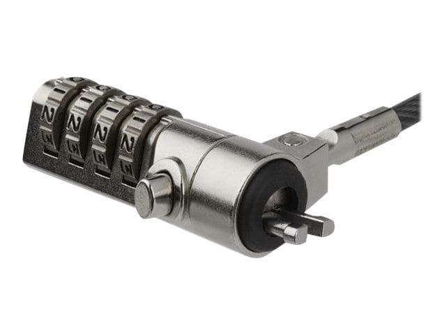 Thumbnail 3 of 5 for StarTech.com 6.6ft Laptop Cable Lock, 4-Digit Combination Anti-Theft Security Lock for K-Slot Computer/Device, TAA