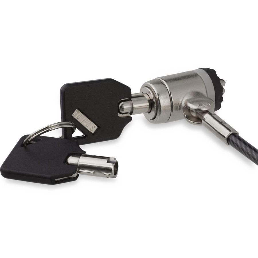 StarTech.com 6ft Laptop Cable Lock with Keys - Keyed Security Lock - K-Slot Computer/Device - Steel