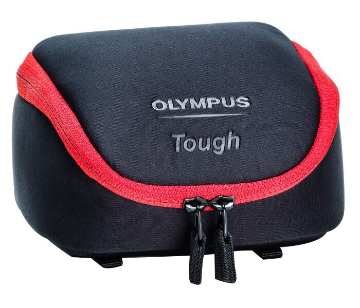 Olympus Tough Camera System Bag - Black with Red Trim