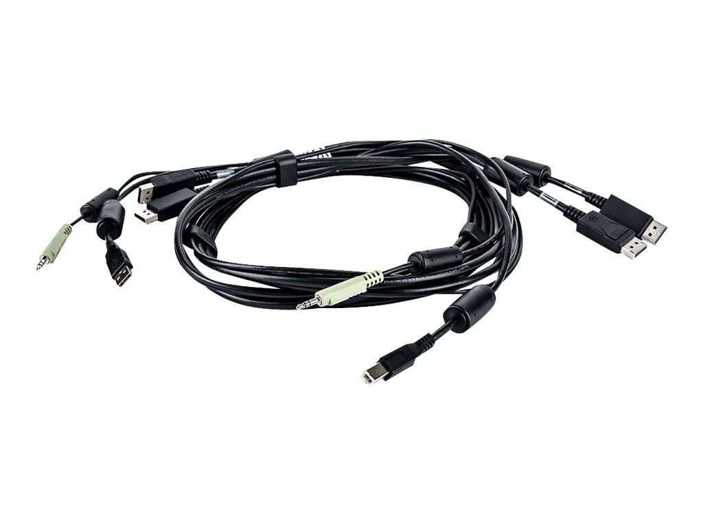 Vertiv Cybex SC800/SC900 6 feet All-in-One KVM Cable | Dual Head | 4K UHD | DisplayPort-to-DisplayPort (CBL0106)