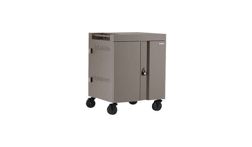 Bretford Cube TVC36PAC - cart - for 36 tablets / notebooks - metallic champagne