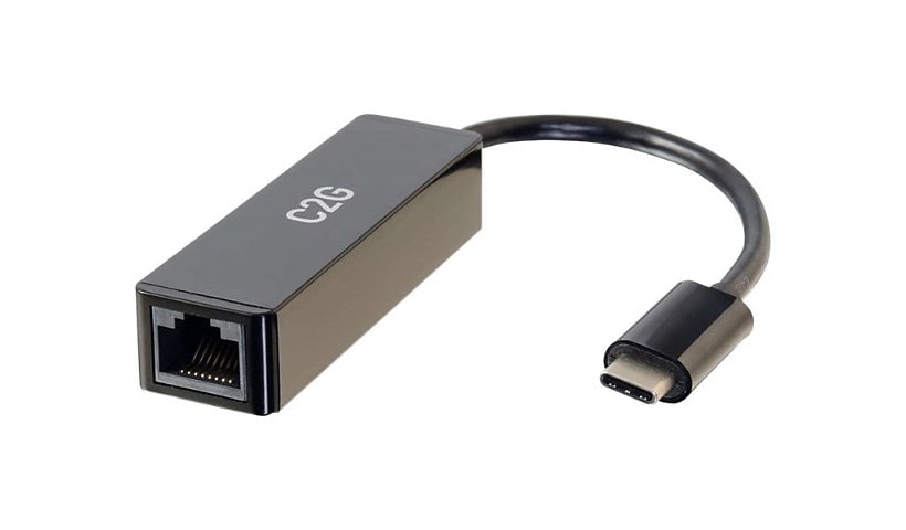 C2G USB C to Ethernet Adapter - Network Adapter with PXE Boot - M/F - network adapter - USB-C - Gigabit Ethernet x 1