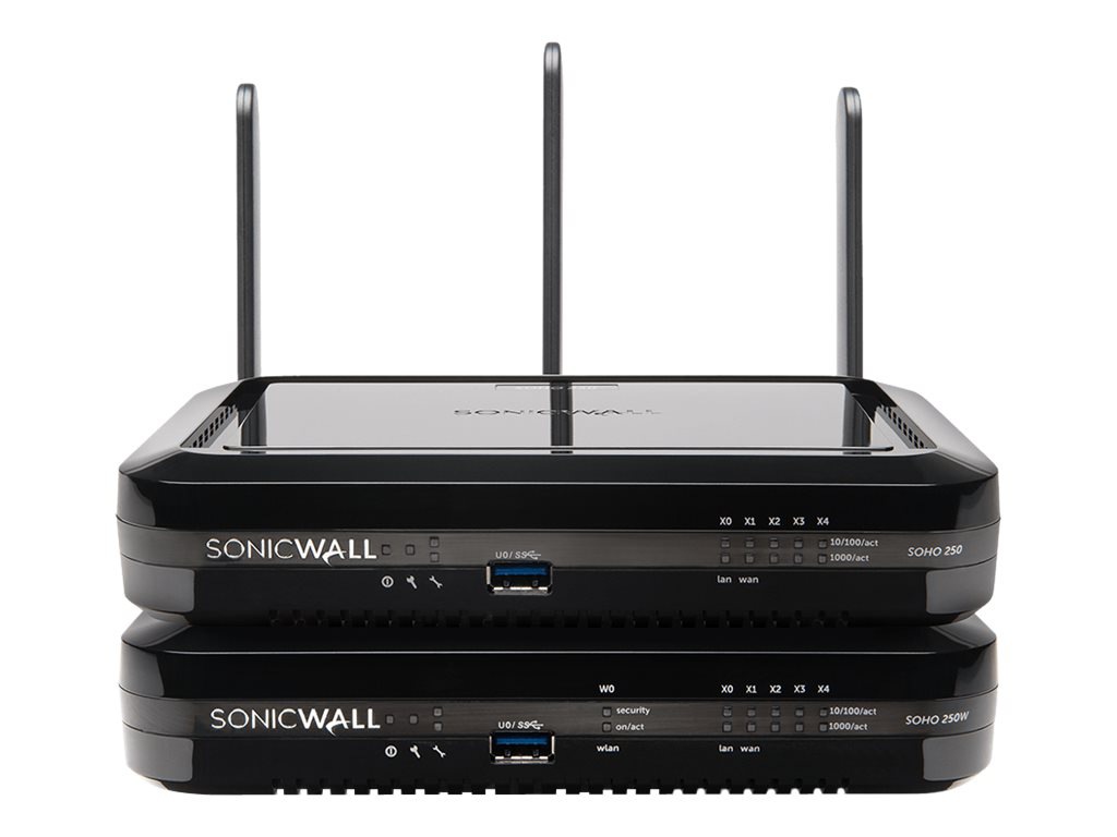 SonicWall SOHO 250 Wireless-N - Advanced Edition - security appliance
