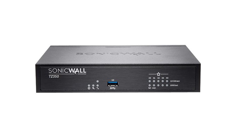 SonicWall TZ350 Security appliance with secure upgrade plus program (3 yrs)