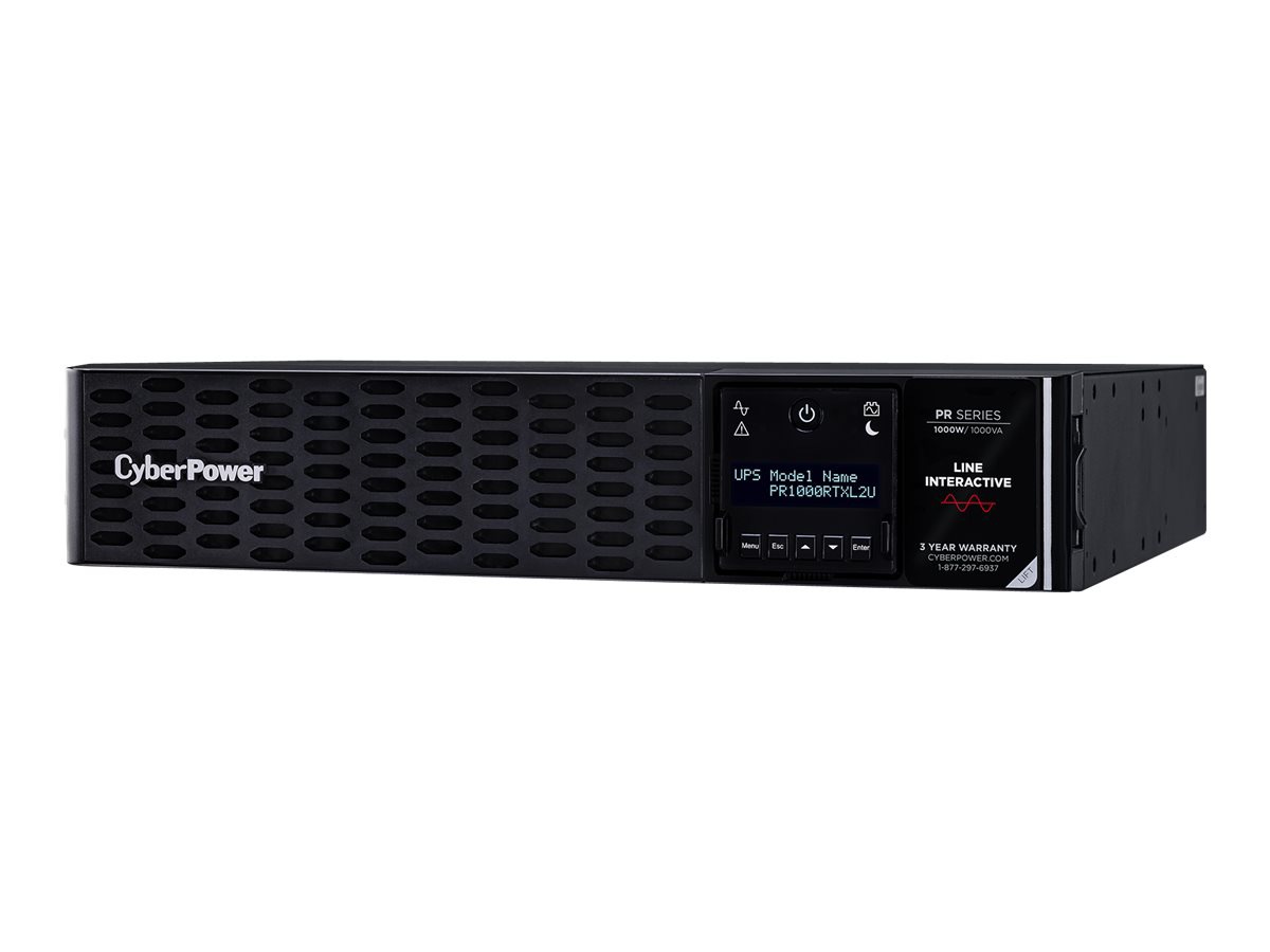 CyberPower Smart App Sinewave PR1000RTXL2U - UPS - 1000 Watt - 1000 VA