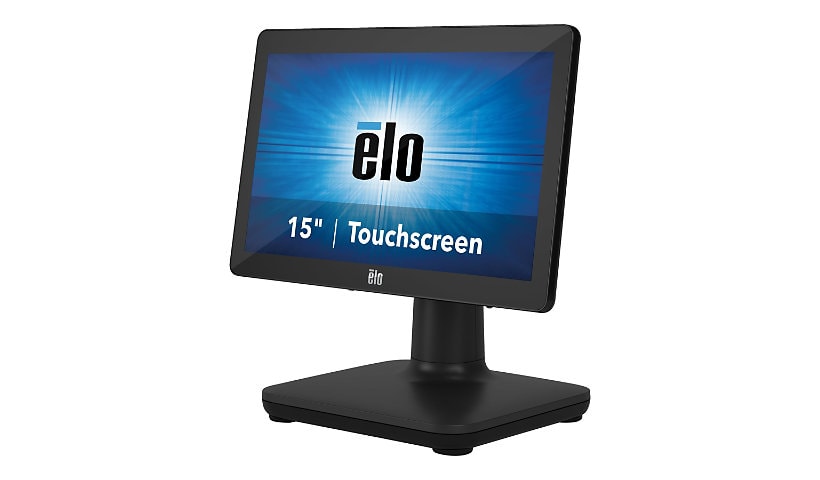 EloPOS System i5 - with I/O Hub Stand - all-in-one - Core i5 8500T 2.1 GHz - vPro - 16 GB - SSD 128 GB - LED 15.6"