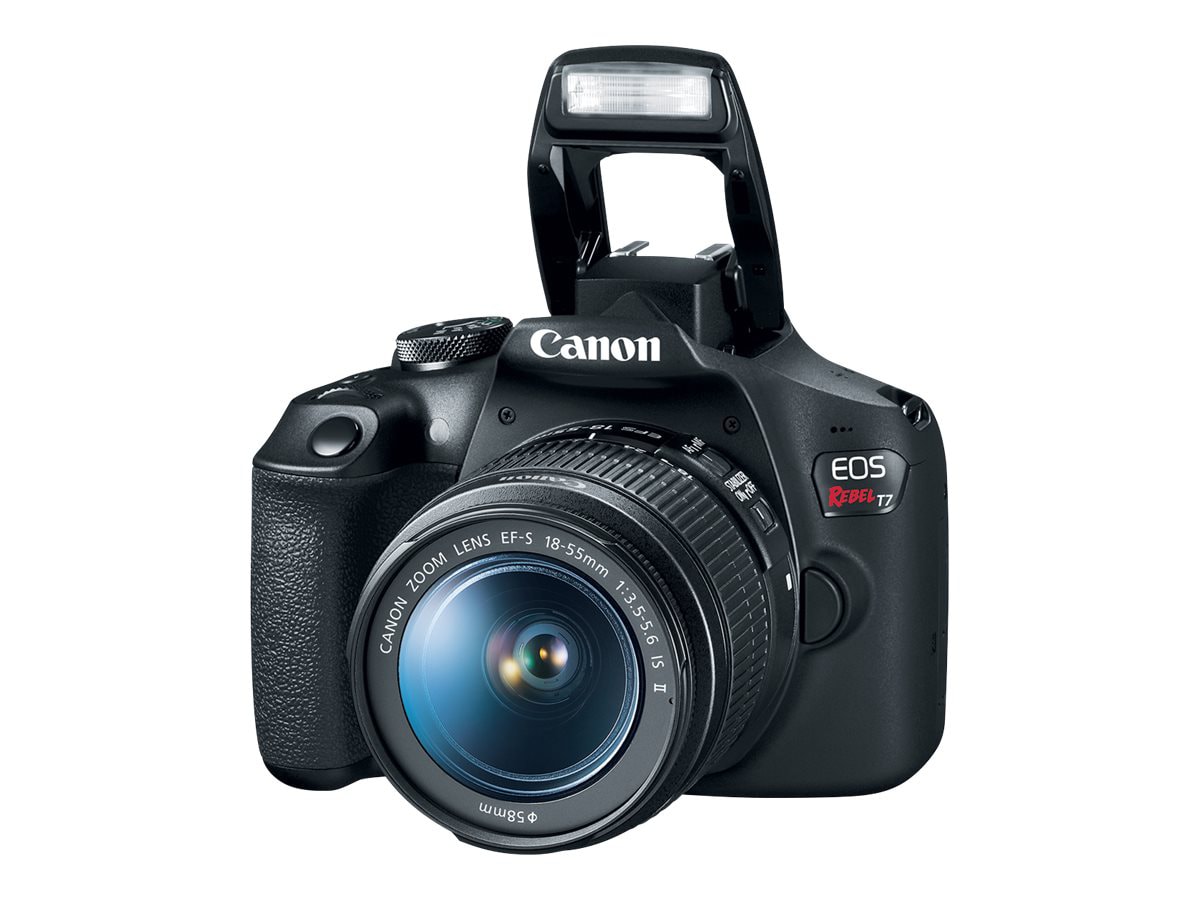  Canon EOS Rebel T7 DSLR Camera with 18-55mm Lens