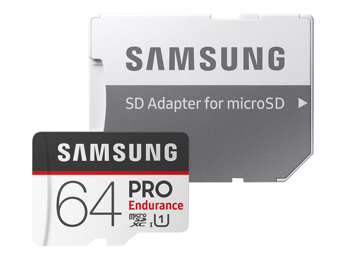 Samsung PRO Endurance MB-MJ64GA - flash memory card - 64 GB - microSDXC UHS