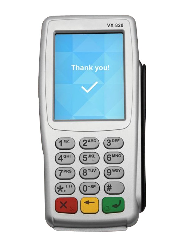 VeriFone VX 820 3.5" QVGA 192MB ARM11 32-Bit RISC Payment Terminal