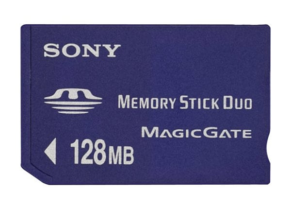Sony - flash memory card - 128 MB - MS DUO